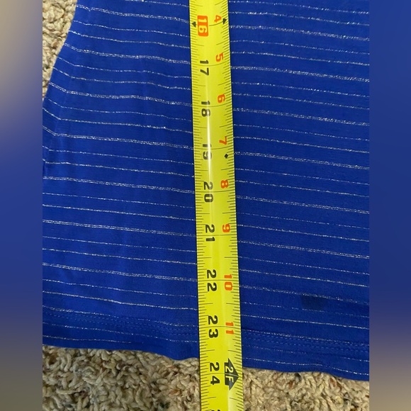 Women’s Banana Republic Cowl Neck Tee Blue, Size Small - Picture 6 of 6